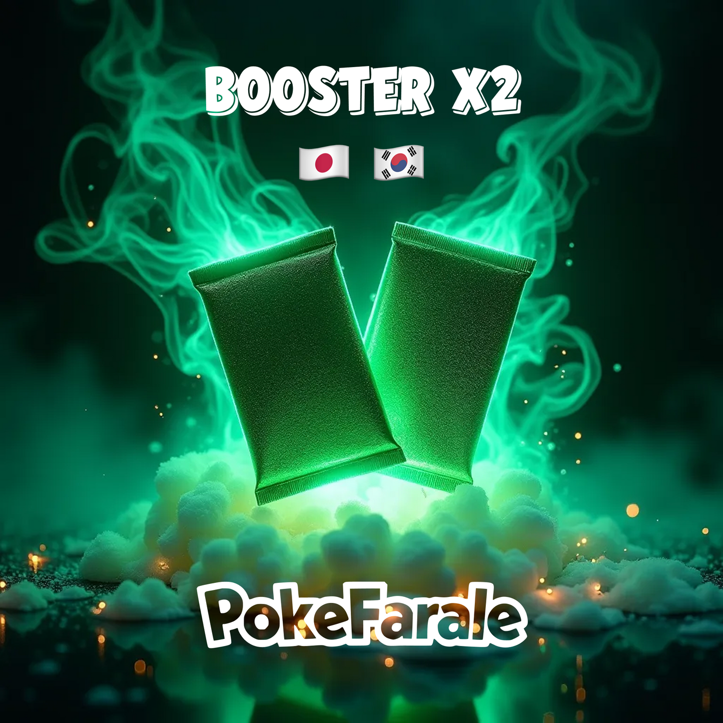 Booster PokeFarale x2 (🇯🇵 ou 🇰🇷)